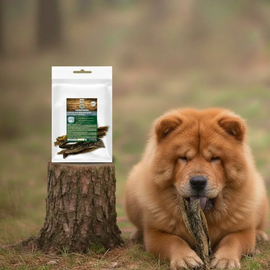 True Origins Pele de Fletão Negra Snack para cães