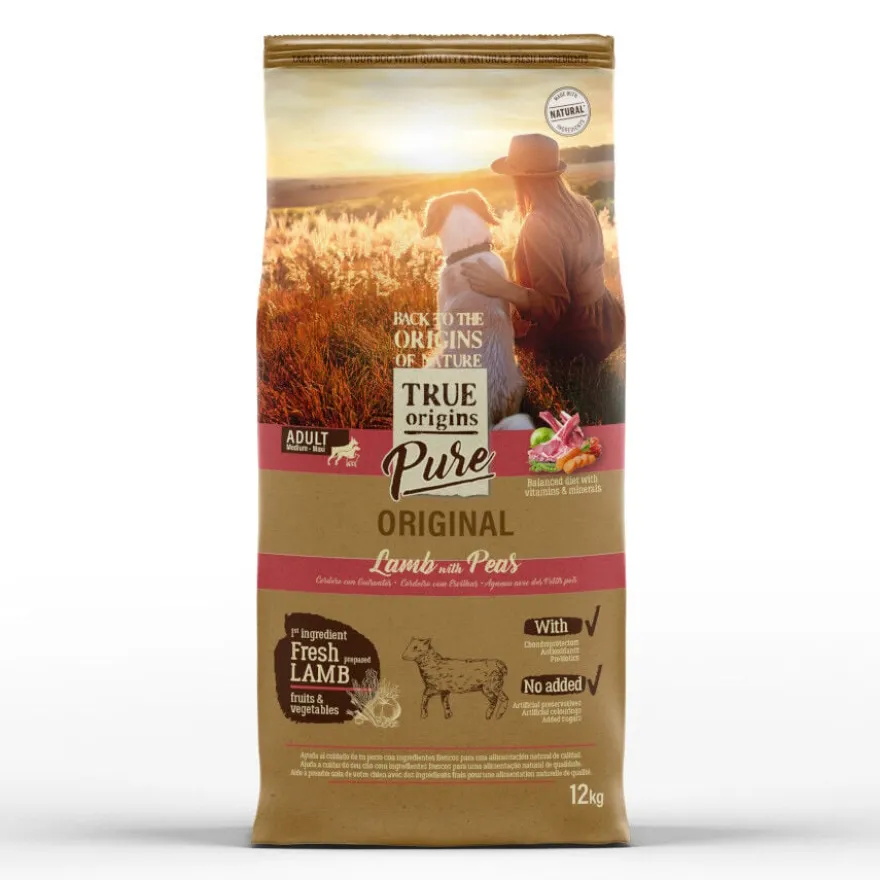 True Origins Pure Adult Medium Maxi Lamb Ração para cães
