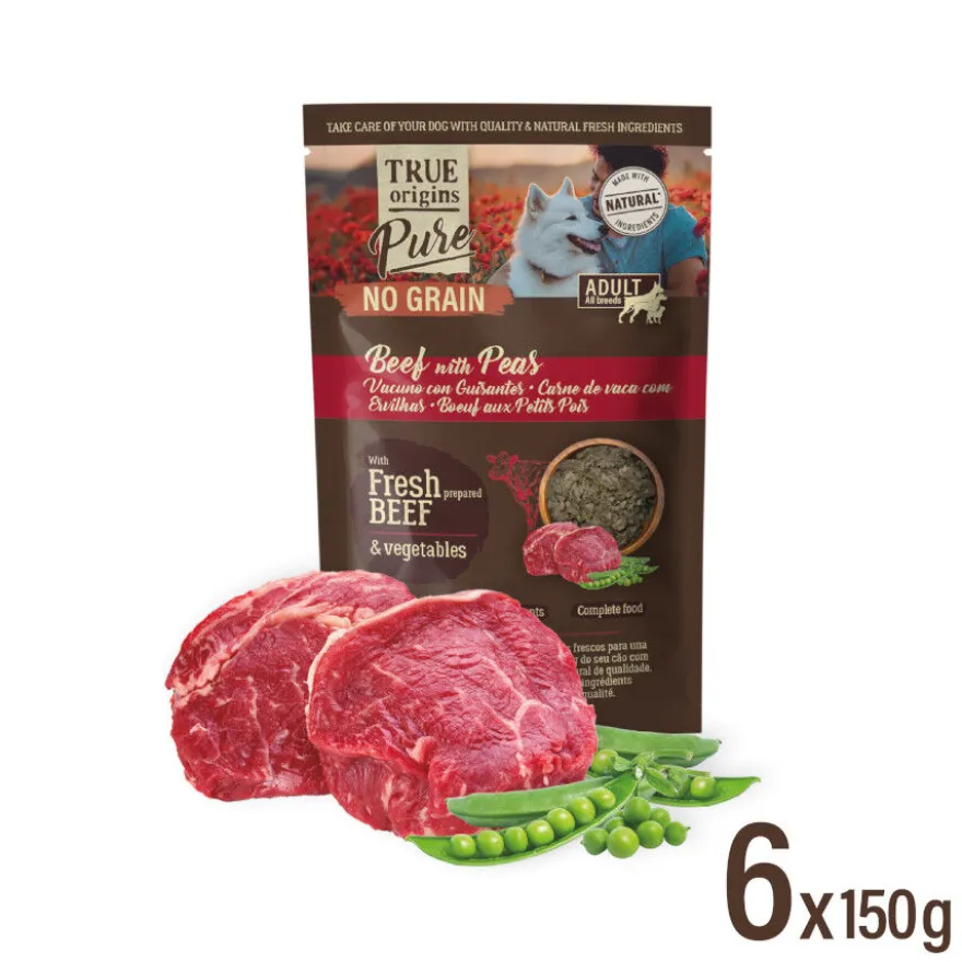True Origins Pure Multipack Comida húmida Carne e Peixe em saquetas para cães - Multipack