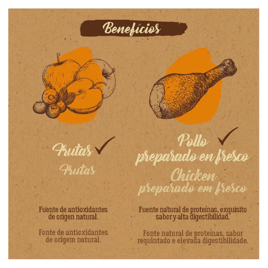 True Origins Pure Senior Frango com Ervilhas Ração para cães