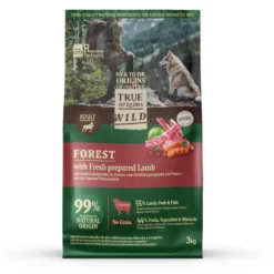 True Origins Wild Forest ração de cordeiro para cães