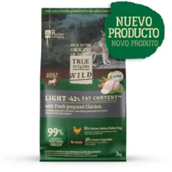 True Origins Wild Light ração de frango para cães