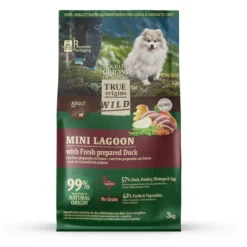True Origins Wild Mini Lagoon ração de pato para cães