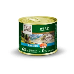 True Origins Wild Puppy Pacific Salmão e Arenque em Patê lata