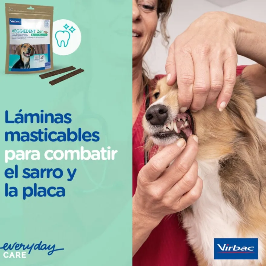 Virbac Snack para cães formato L Veggiedent Zen