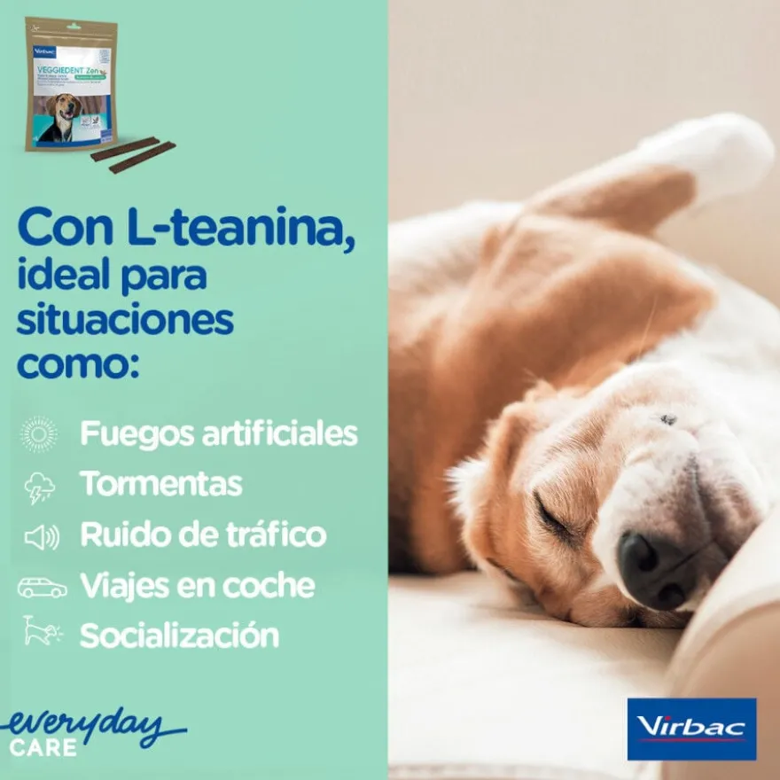 Virbac Snack para cães formato L Veggiedent Zen