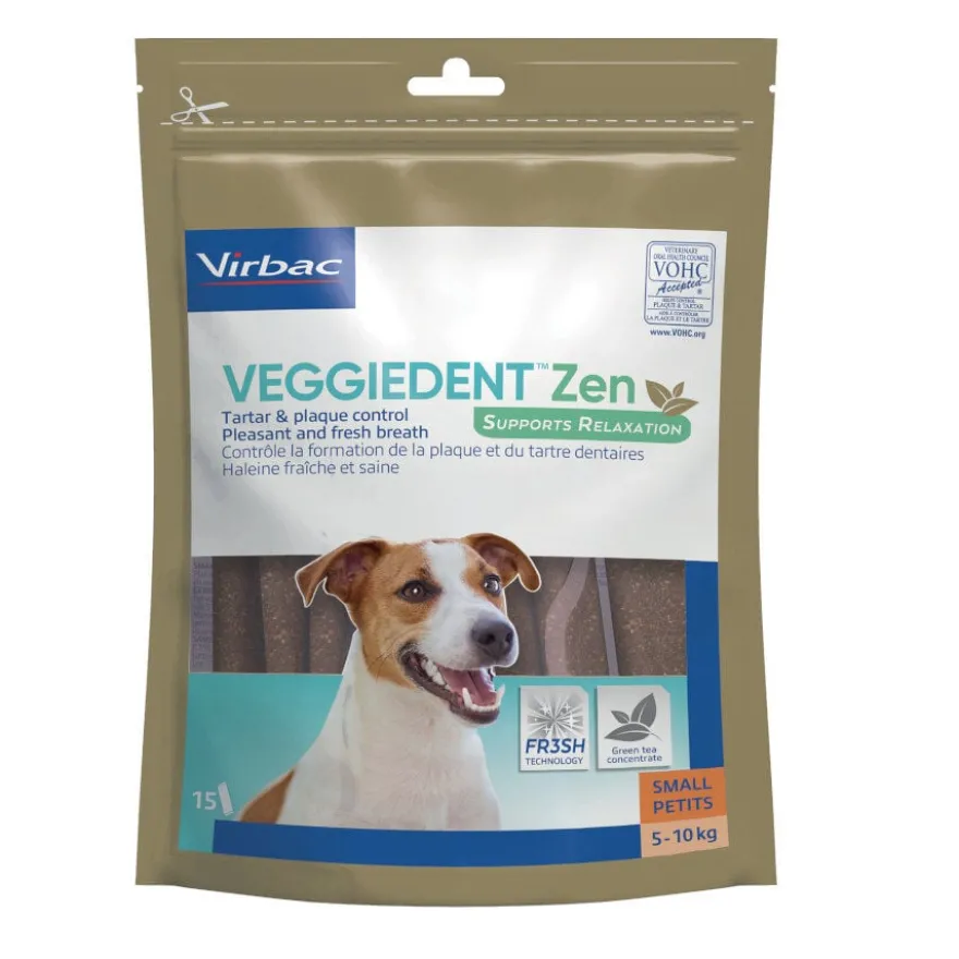 Virbac Snack para cães formato S Veggiedent Zen