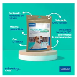 Virbac Snack para cães formato S Veggiedent Zen