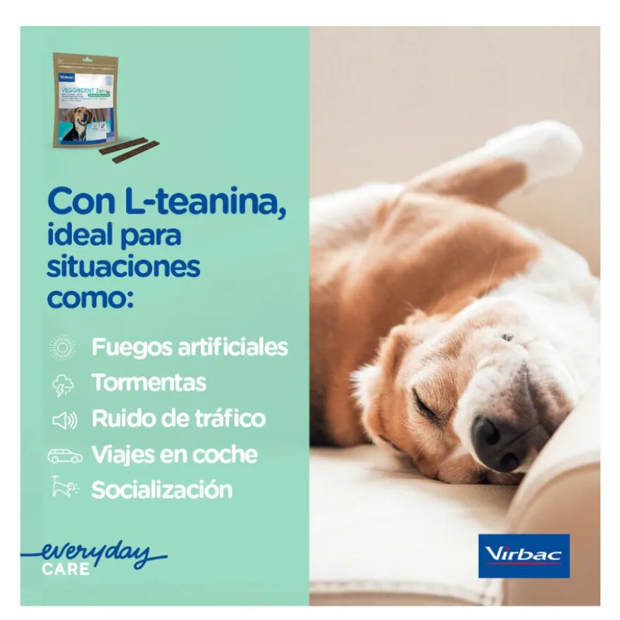 Virbac Snack para cães formato S Veggiedent Zen