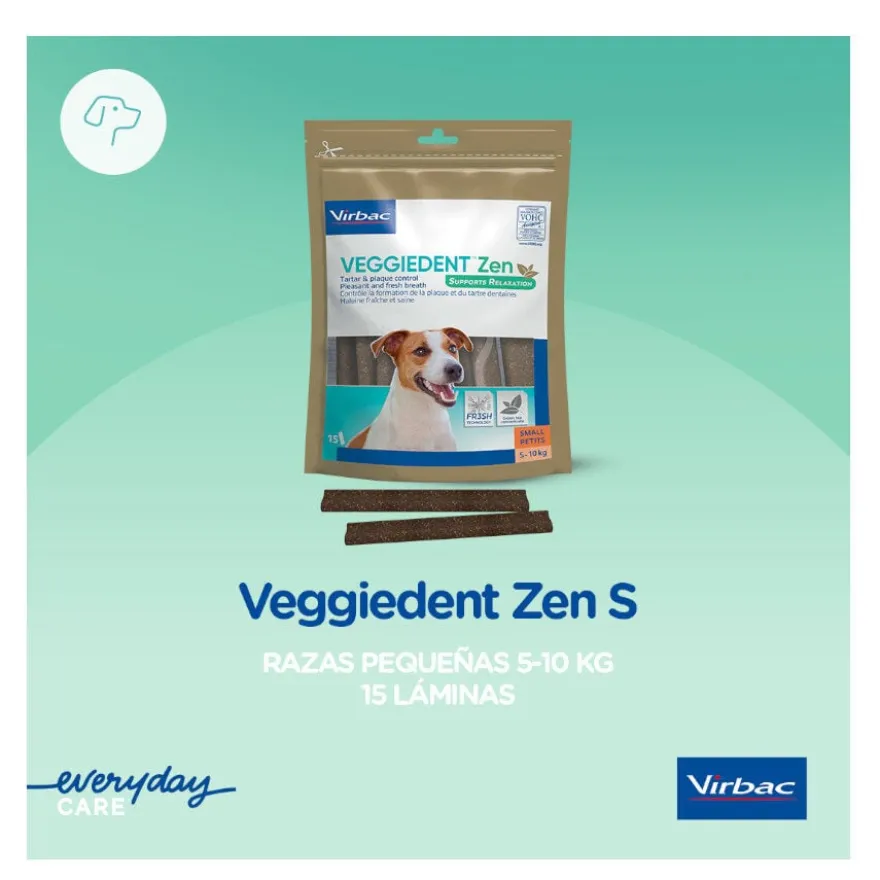Virbac Snack para cães formato S Veggiedent Zen