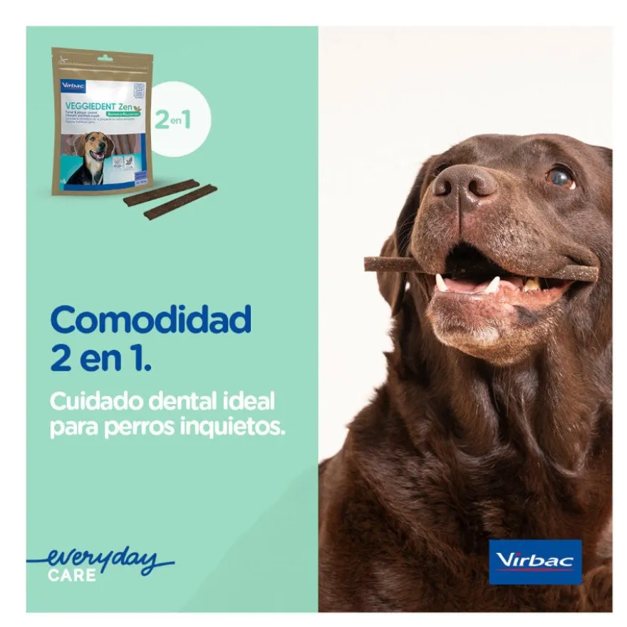 Virbac Snack para cães formato S Veggiedent Zen