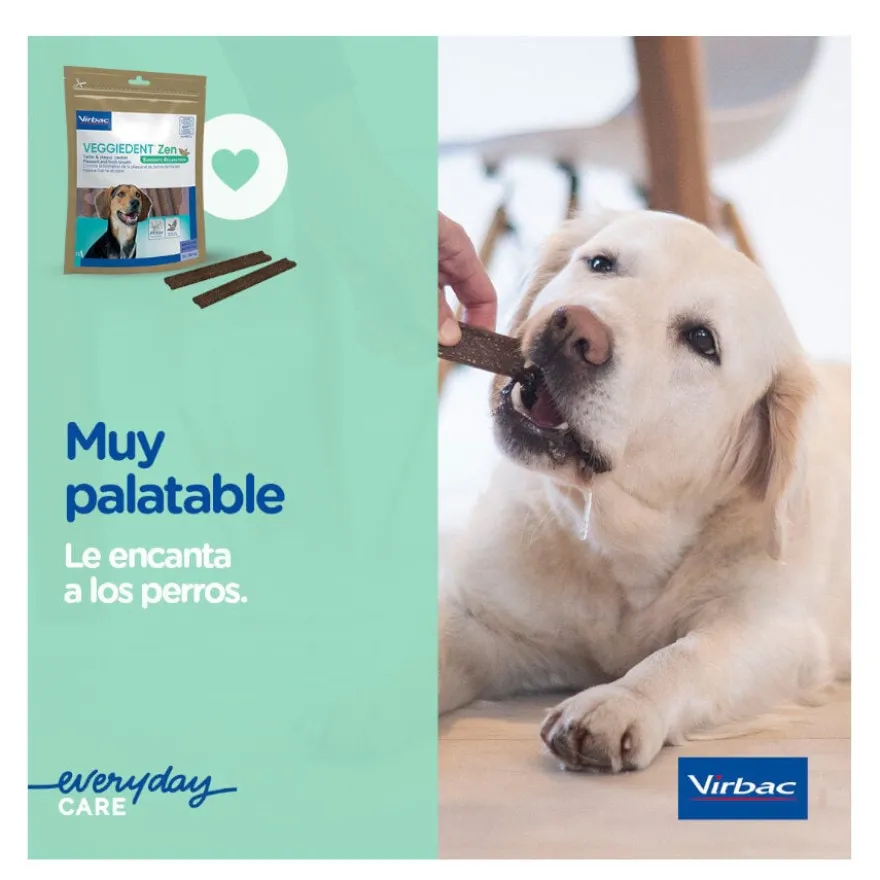 Virbac Snack para cães formato S Veggiedent Zen