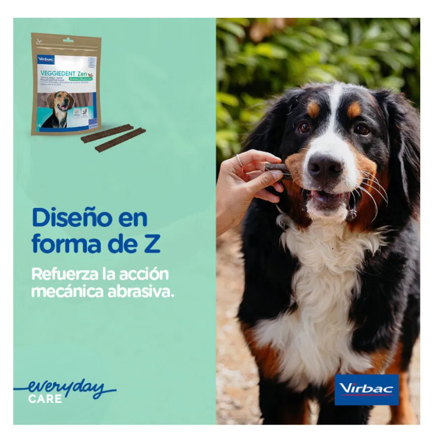 Virbac Snack para cães formato S Veggiedent Zen