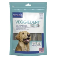Virbac Snacks Dentários Veggiedent Fresh para cães de raça grande