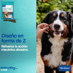 Virbac Snacks Dentários Veggiedent Fresh para cães de raça grande
