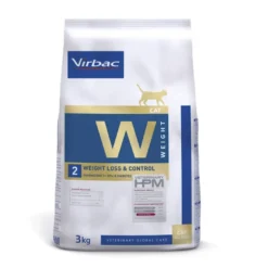 Virbac W2 Weight Loss Control HPM ração para gatos