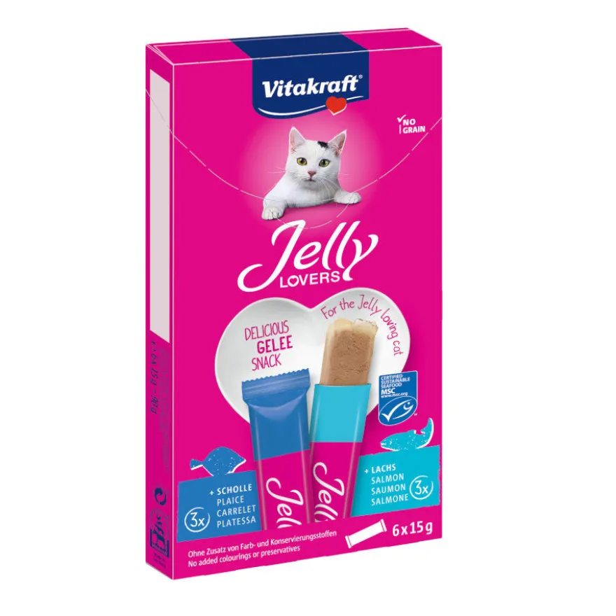 Vitakraft Barras Jelly Lovers Salmão para gatos