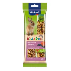 Vitakraft Kräcker Barrinhas de Fruta do Bosque para coelhos anões