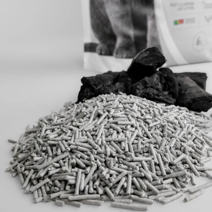 Weego Charcoal Tofu Areia aglomerante para gatos