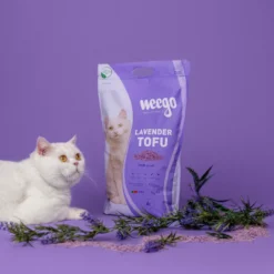 Weego Lavender Tofu Areia aglomerante para gatos