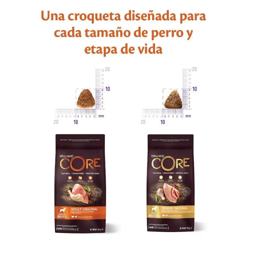 Wellness Core Adult Medium/Large Healthy Peru ração para cães