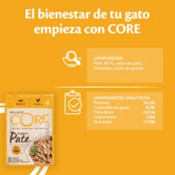 Wellness Core Adult Purely Frango em Patê Saqueta para gatos
