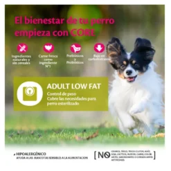 Wellness Core Adult Small Healthy Peru ração para cães