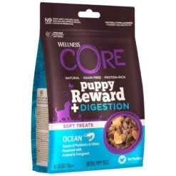 Wellness Core Biscoitos Reward + Digestion Krill para cães