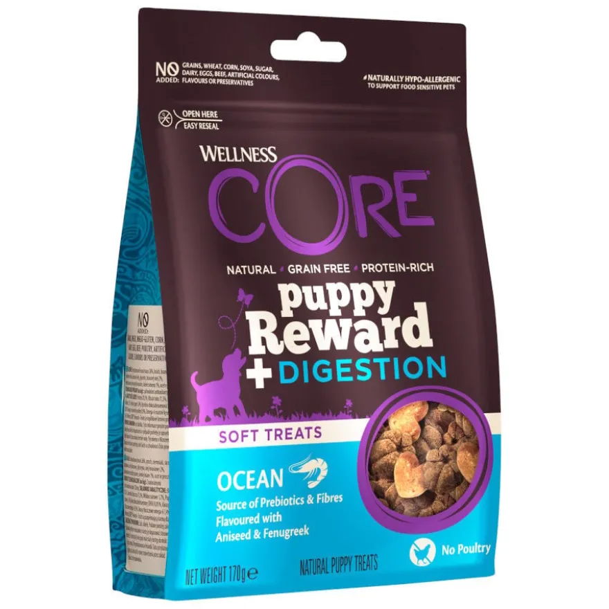 Wellness Core Biscoitos Reward + Digestion Krill para cães