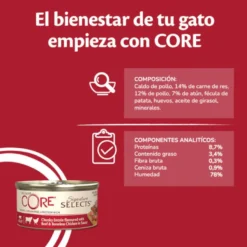 Wellness Core Chunky carne de frango lata para gatos