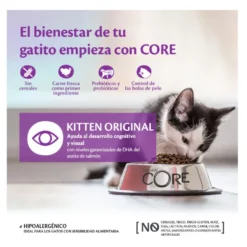 Wellness Core Kitten Peru e Frango ração para gatos