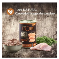Wellness Core peru com com couve lata para cães