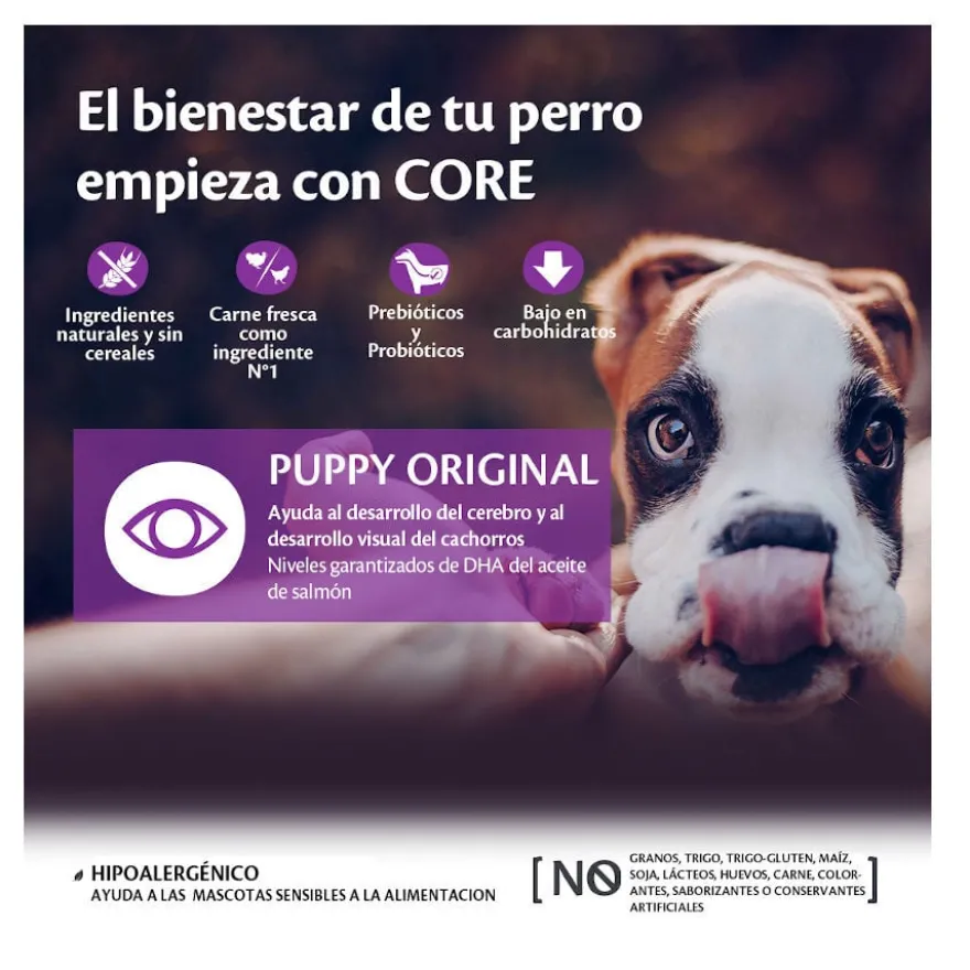 Wellness Core Puppy Small/Medium Frango e Peru ração para cães
