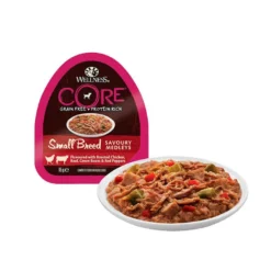 Wellness Core Small Breed Grain Free Frango e Terneira terrina para cães