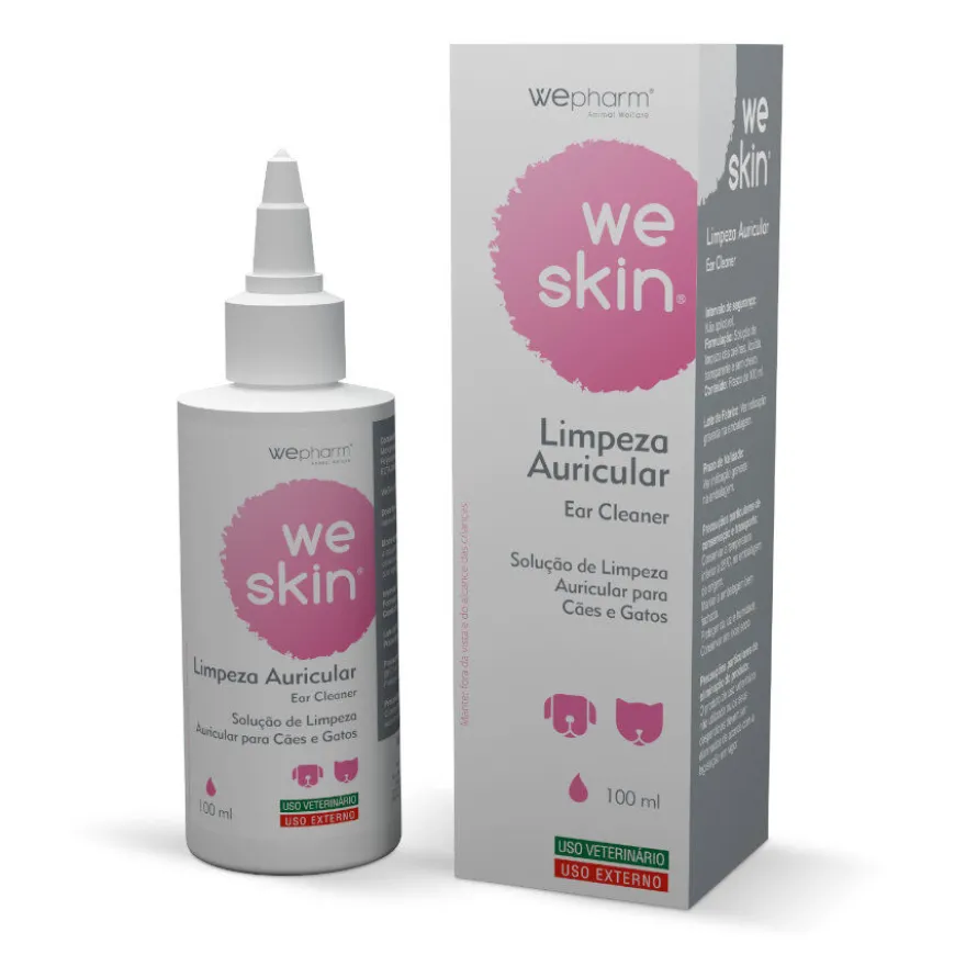 Wepharm Limpeza auricular para cães e gatos