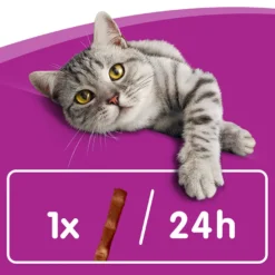 Whiskas Sticks Snacks Salmão para Gatos
