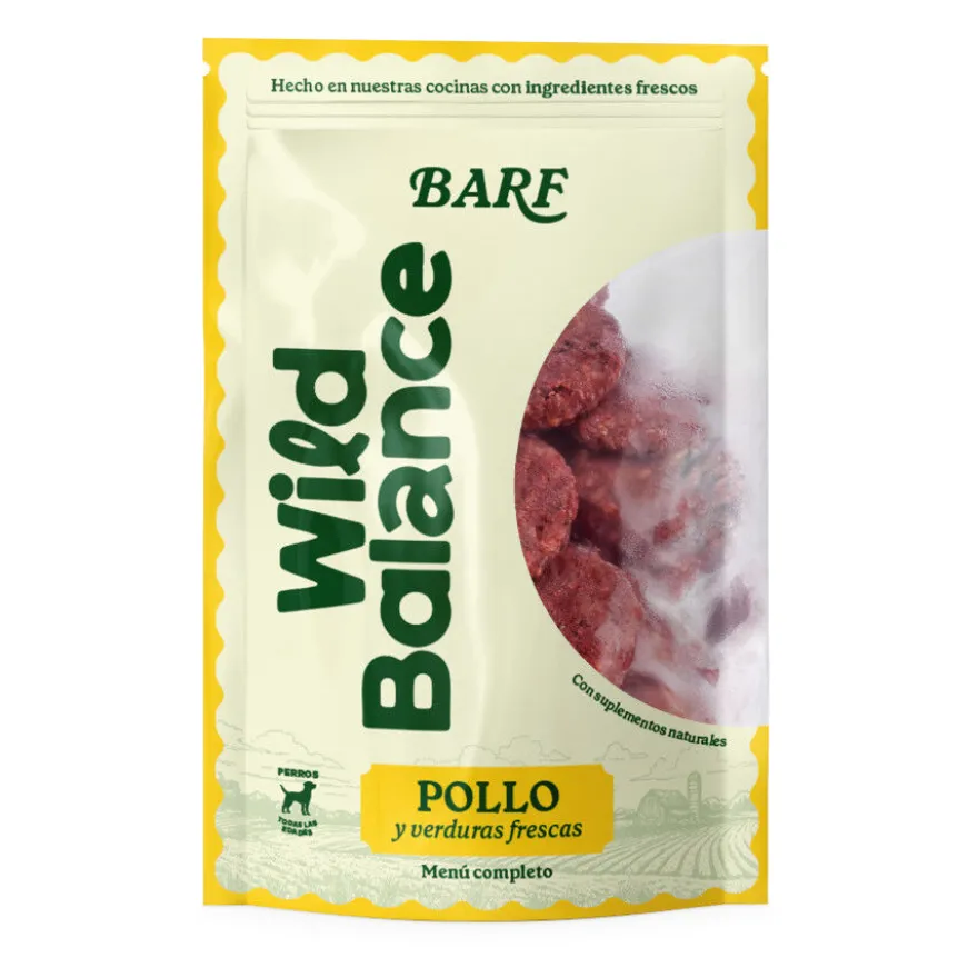 Wild Balance BARF Frango e Legumes alimentação natural congelada para cães