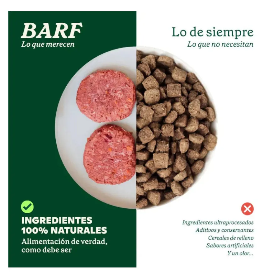 Wild Balance BARF Frango e Legumes alimentação natural congelada para cães