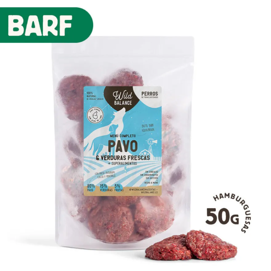 Wild Balance BARF Peru com Legumes Frescos alimentação natural congelada para cães