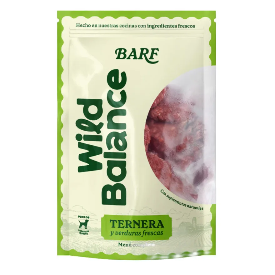 Wild Balance BARF Vitela e Legumes alimentação natural congelada para cães