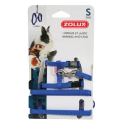 Zolux Peitoral Azul com trela azul para roedores